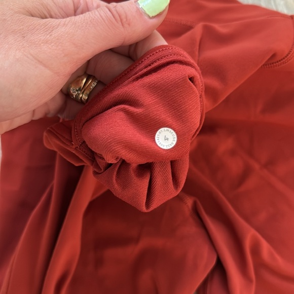 lululemon athletica Rust Red Slim Flare Leggings - Picture 5 of 5